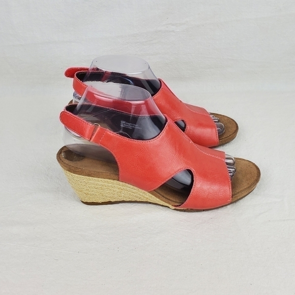 Aerosoles honey cake espadrille wedge sandals size 8M - Picture 6 of 10